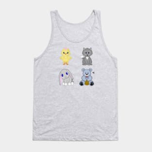 Cute Baby Animals Tank Top